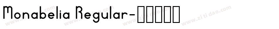 Monabelia Regular字体转换